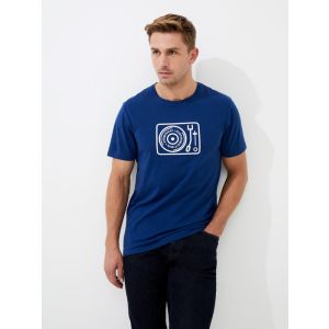 French Connection Organic Turntable Graphic T-Shirt