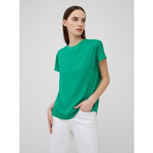 French Connection Crepe Light Crew Neck Top - Jelly Bean