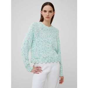 French Connection Nevanna Recycled Scallop Hem Sweater