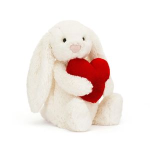 Jellycat Bashful Red Love Heart Bunny - Medium