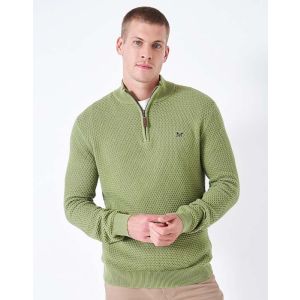 Crew Clothing Ocean Wave Organic Cotton Half Zip Jumper - 2 colours available