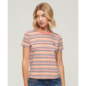 Superdry Essential Logo Striped Fitted T-Shirt