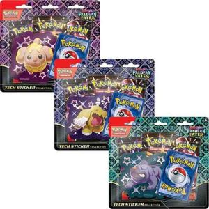 Pokémon TCG Scarlet & Violet 4.5 Paldean Fates Tech Sticker Box - Fidough / Greavard / Maschiff
