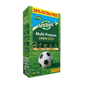 Gro-Sure Multi-Purpose Lawn Seed 30sqm + 20% Extra Free