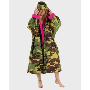 dryrobe® Advance Long Sleeve - Camouflage/Pink