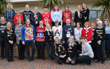 Roys staff on Christmas Jumper Day